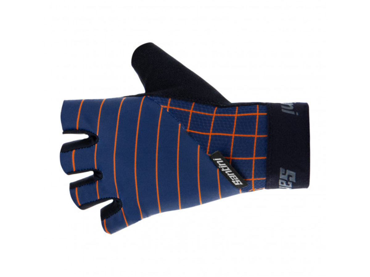Santini Dinamo Gel Gloves - Navy Blue