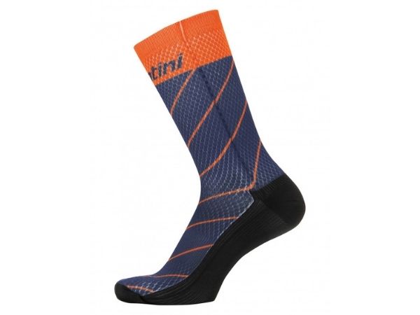 Santini Dinamo Printed Socks - Nautica Blue