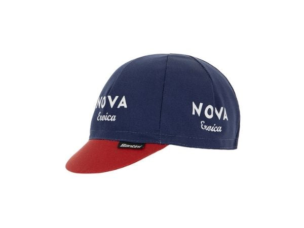 Santini Eroica Arte Cotton Cap - Nautica Blue