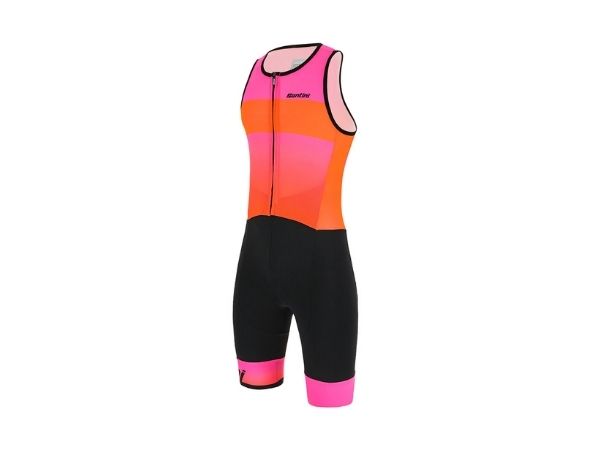 Santini Ferox Trisuit - Sleeveless - Orange