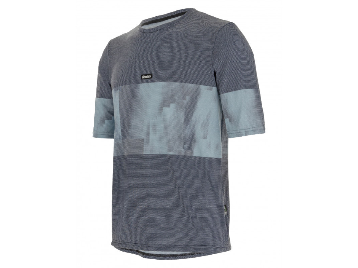 Santini Forza Training T-Shirt - Nautica Blue