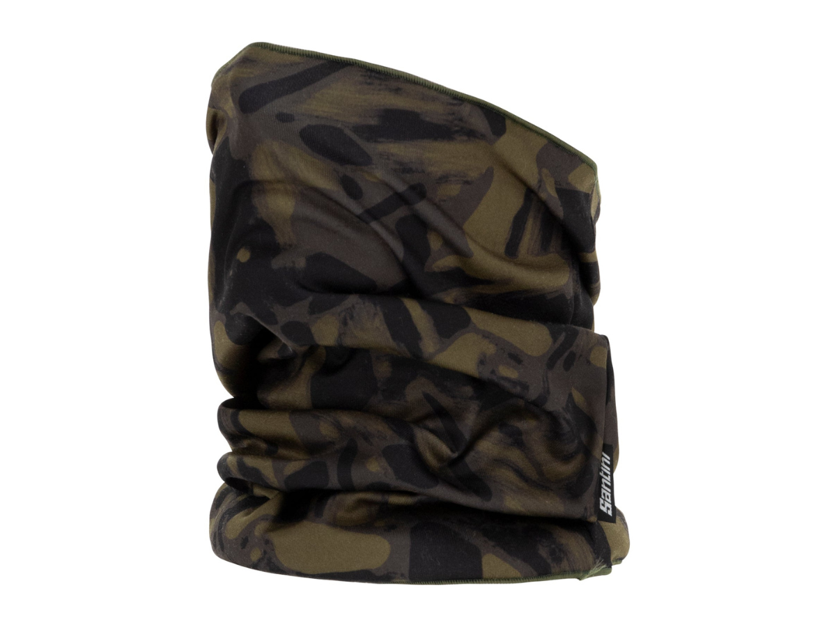 Santini Gravel Neck Warmer - Military Green