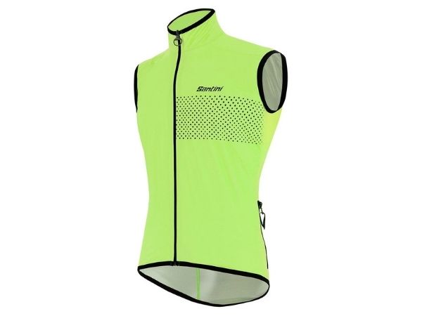 Santini Guard Nimbus Rain Vest - Green