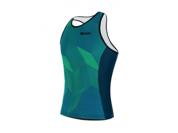 Santini Imago Tri Top - Sleeveless - Green