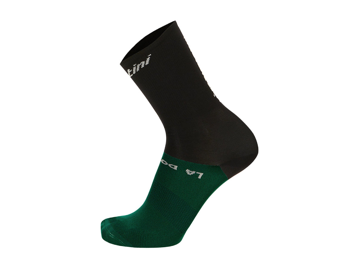 &quot;Santini LiÃƒÂ¨geÃ¢â‚¬â€œBastogneÃ¢â‚¬â€œLiÃƒÂ¨ge socks Ã¢â‚¬â€œ breathable and comfortable cycling socks honoring the classic Monument race&quot;

