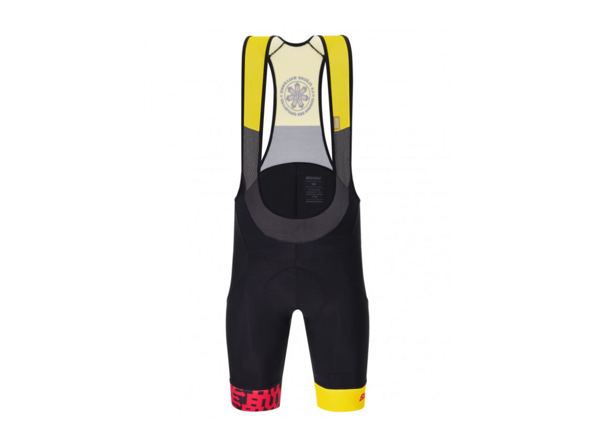 "Santini Mur de Huy bib shorts Ã¢â‚¬â€œ performance cycling bib shorts with ergonomic fit for hill climbs and endurance rides"

