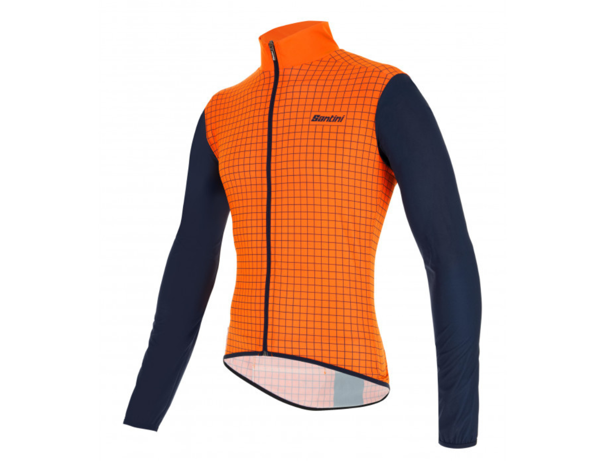 Santini Nebula Jacket - Flashy Orange