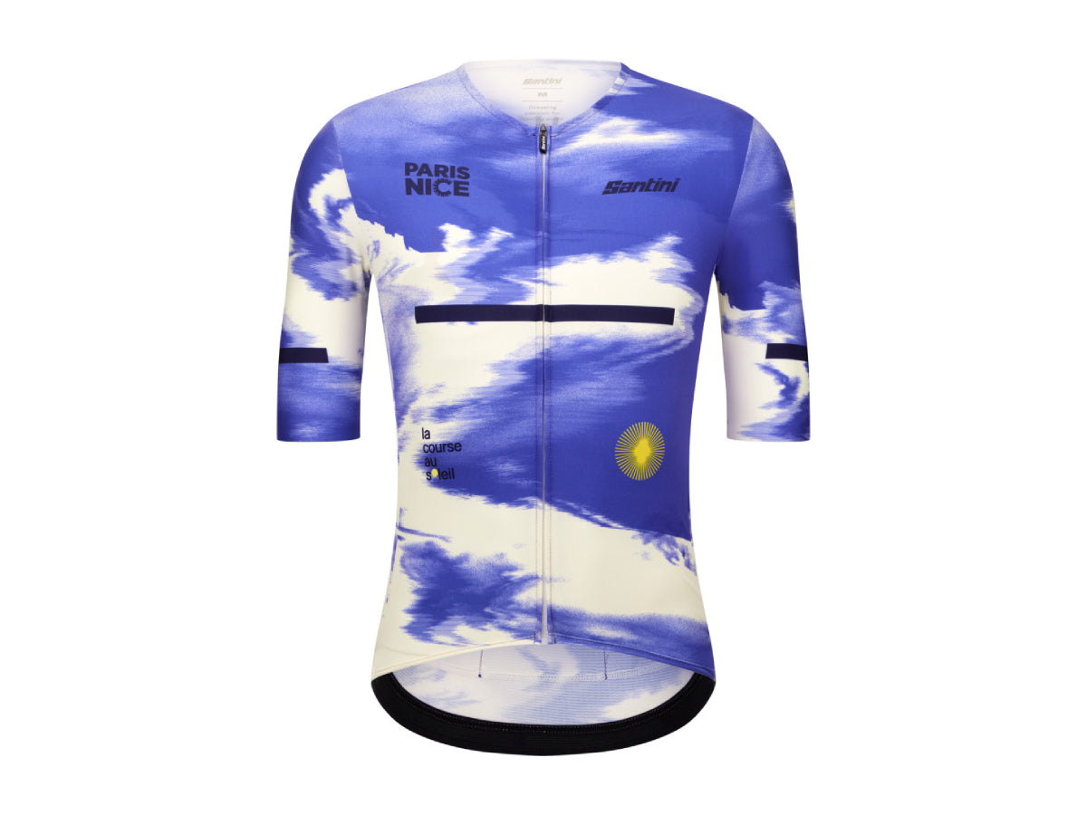 "Santini ParisÃ¢â‚¬â€œNice jersey Ã¢â‚¬â€œ performance cycling jersey inspired by the iconic Race to the Sun"

