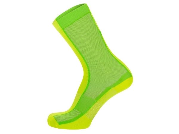 Santini Puro Socks - Fluo Green
