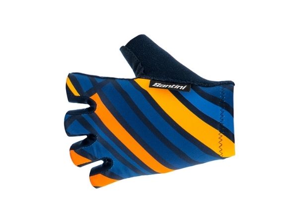 Santini Raggio Gloves - Nautica Blue