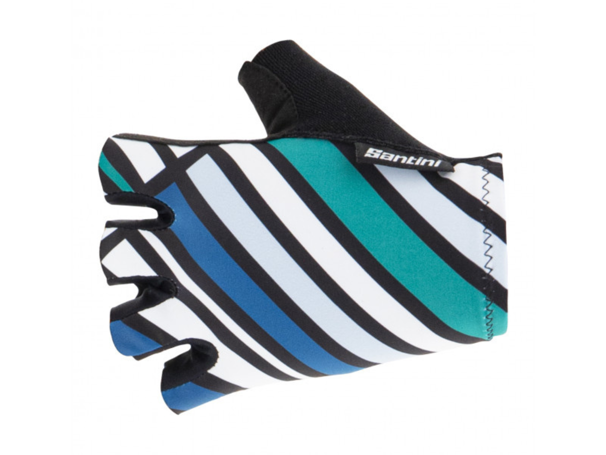Santini Raggio Gloves - Silver Bullet