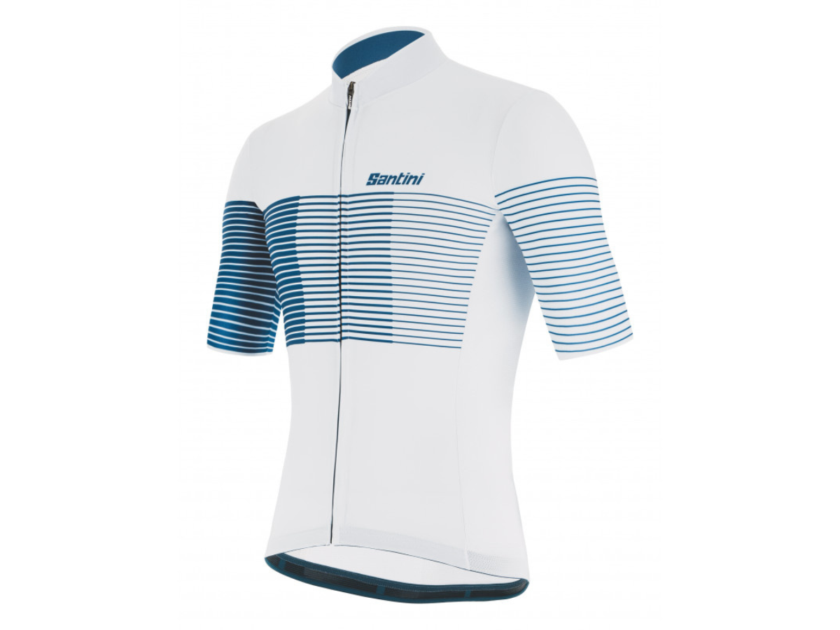 Santini Tono Freccia Jersey - Silver Bullet