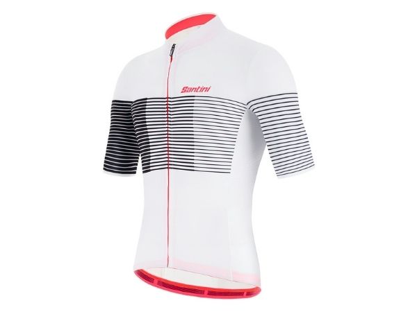 Santini Tono Freccia Jersey - White/Black