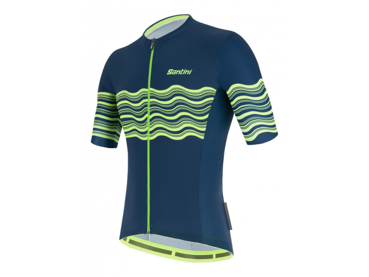Santini Tono Profilo Jersey - Fluo Green