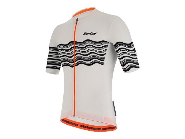Santini Tono Profilo Jersey - White