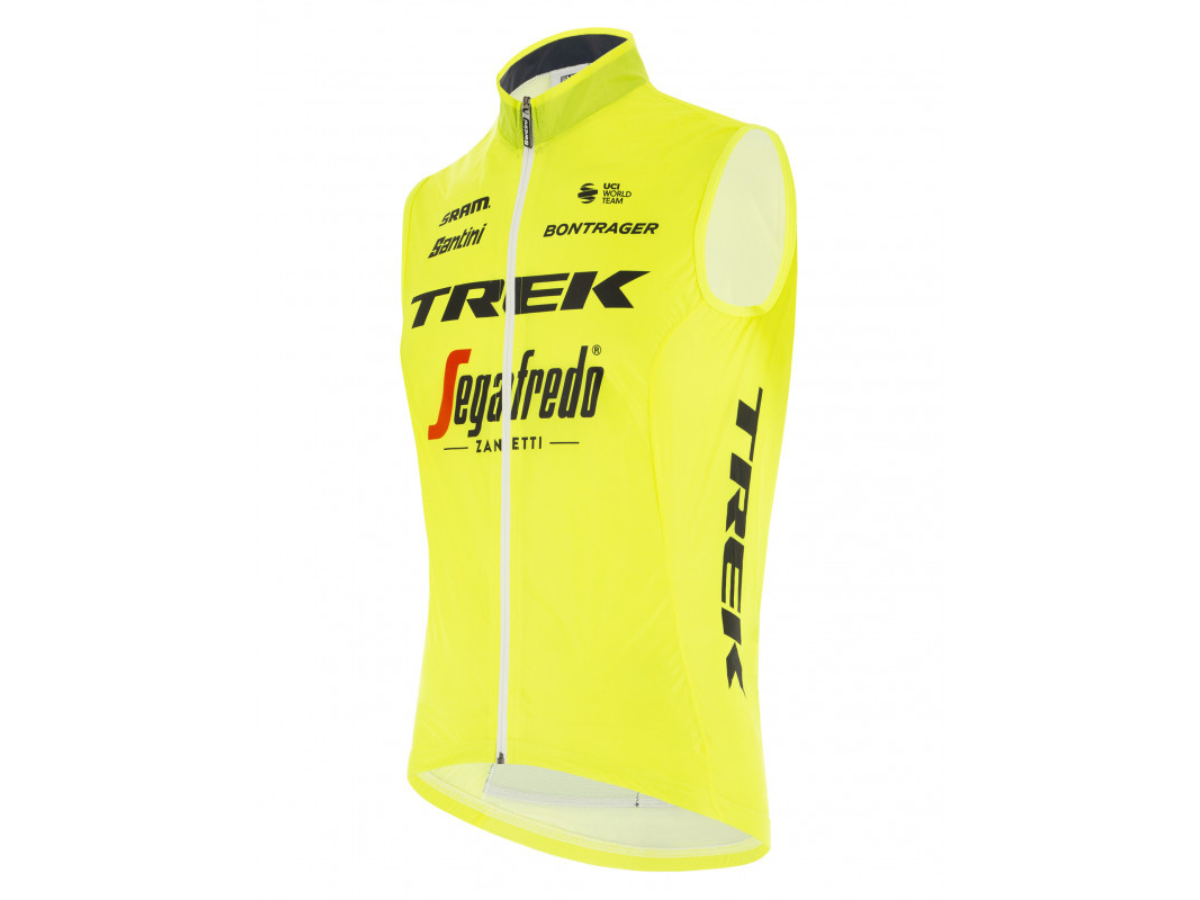 Santini Trek Segafredo Gilet - Fluo Green
