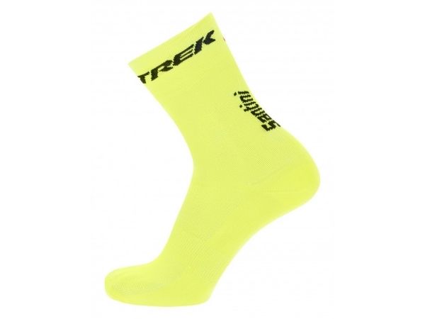 Santini Trek Segafredo Socks - Fluo Green
