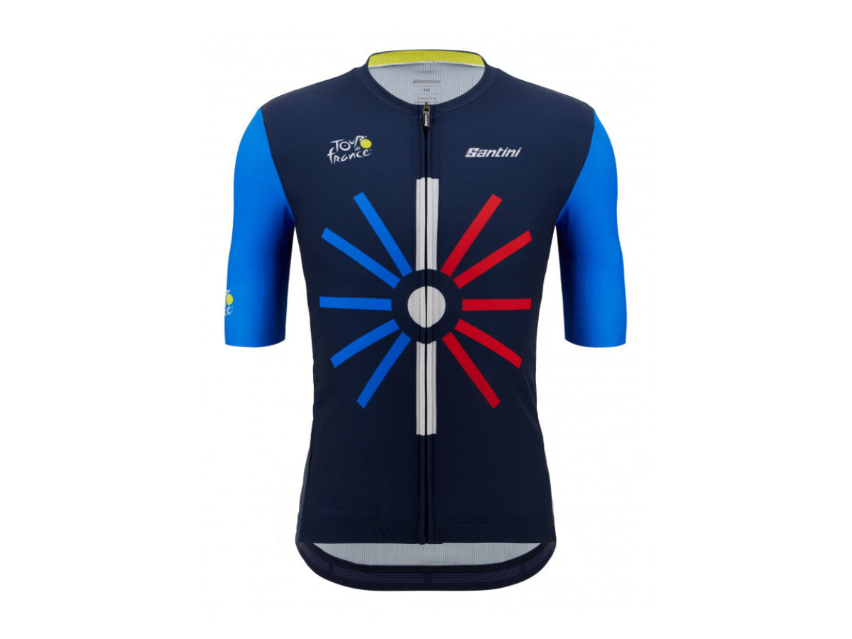 "Santini Trionfo jersey Ã¢â‚¬â€œ premium cycling jersey with race fit and breathable fabric for high-performance rides"

