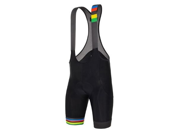 Santini UCI Rainbow Stripes Bibshorts