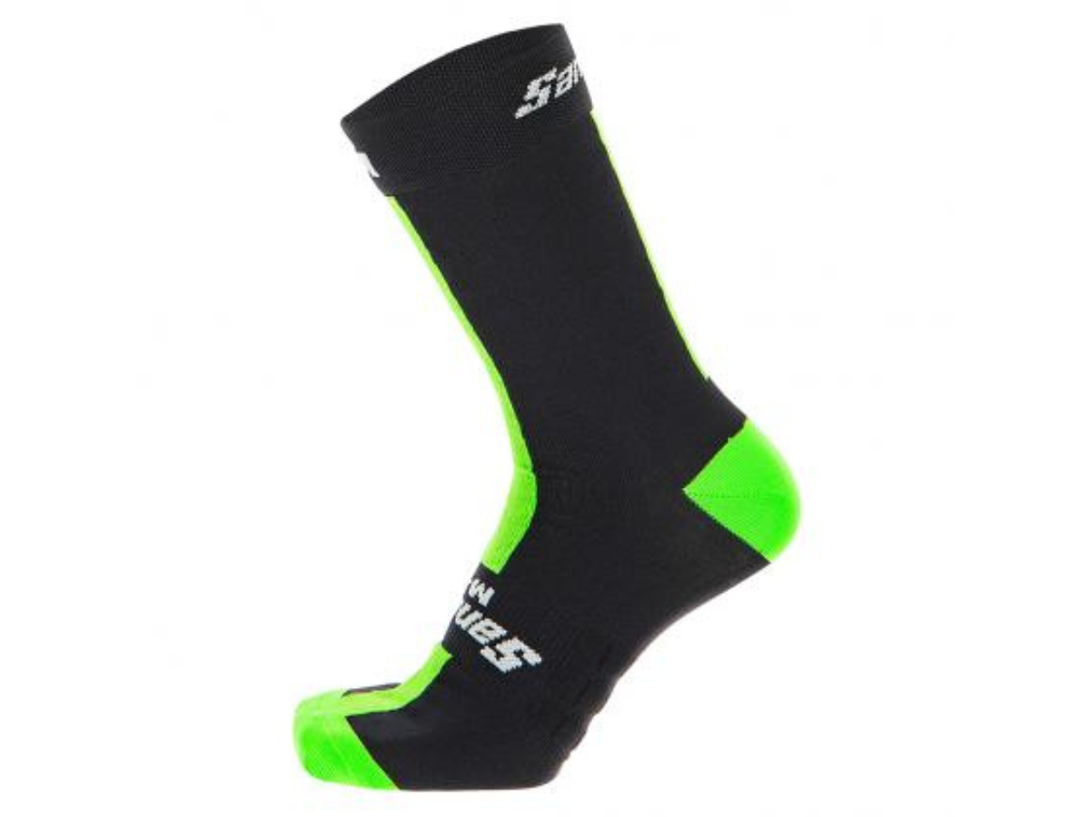 Santini VIS Ironman Socks - Fluo Green