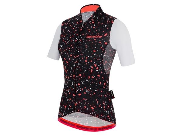 Santini Women Delta Pietra Jersey - Black