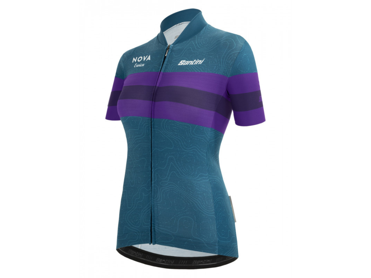 Santini Women Eroica Opera Jersey - Teal