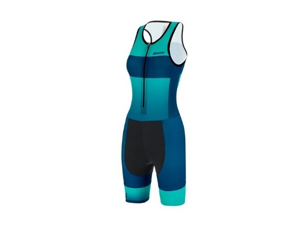 Santini Women Ferox Trisuit - Sleeveless - Teal