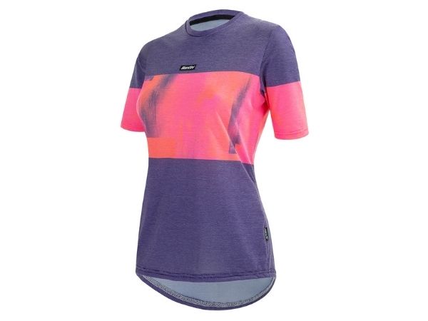 Santini Women Forza Tech T-Shirt - Atomic Orange