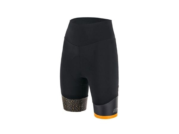 Santini Women Giada Hip Shorts - Black/Yellow