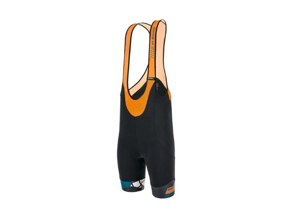 Santini Women Karma Sassi Bibshorts - Black/Yellow