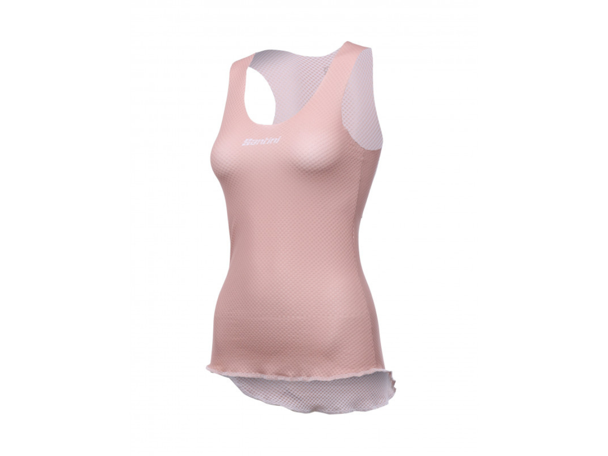 Santini Lieve Baselayer (Sleeveless)-White
