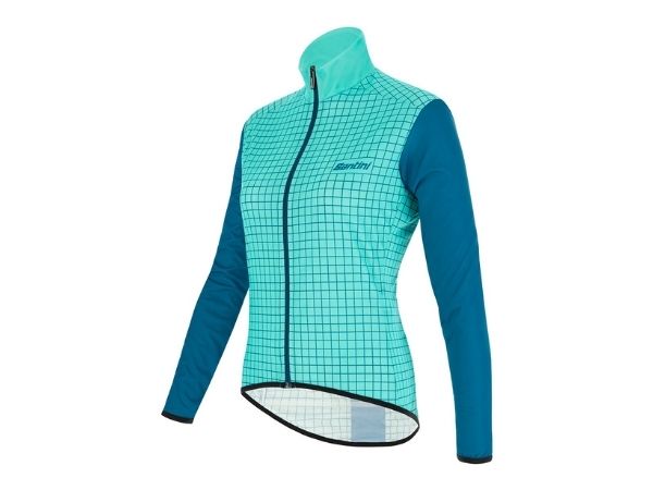 Santini Women Nebula Jacket - Aqua
