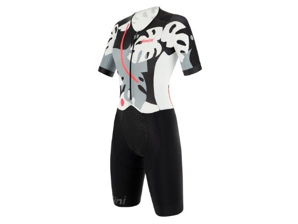 Santini Women Viper Maui Trisuit - Short Sleeve - Granatina