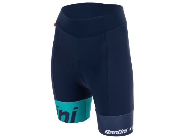 Santini Womens Cupio Ironman Tri Shorts - Aqua
