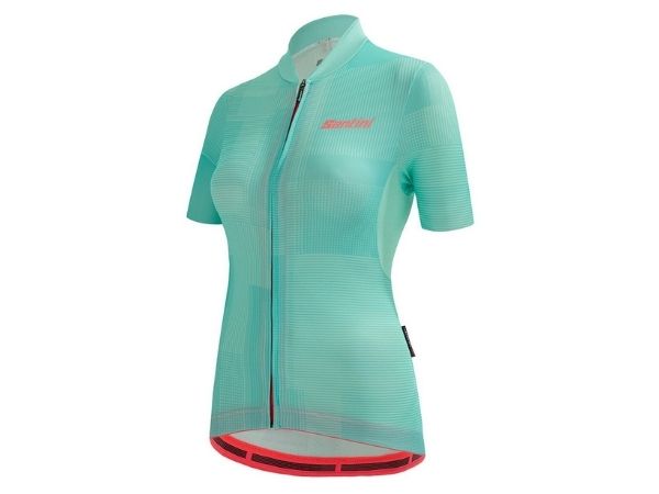 Santini Womens Delta Kinetic Jersey - Aqua