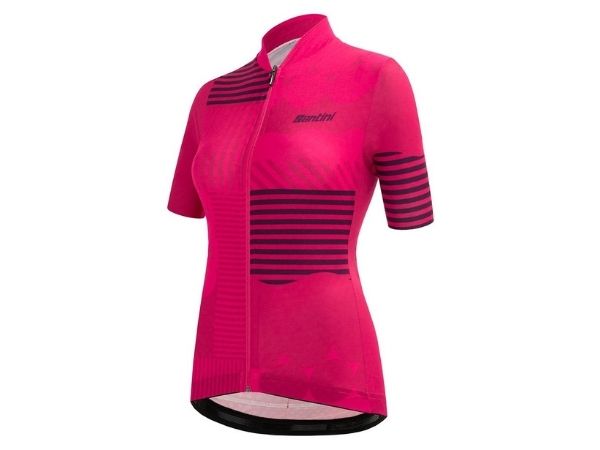 Santini Womens Giada Optic Jersey - Rasberry