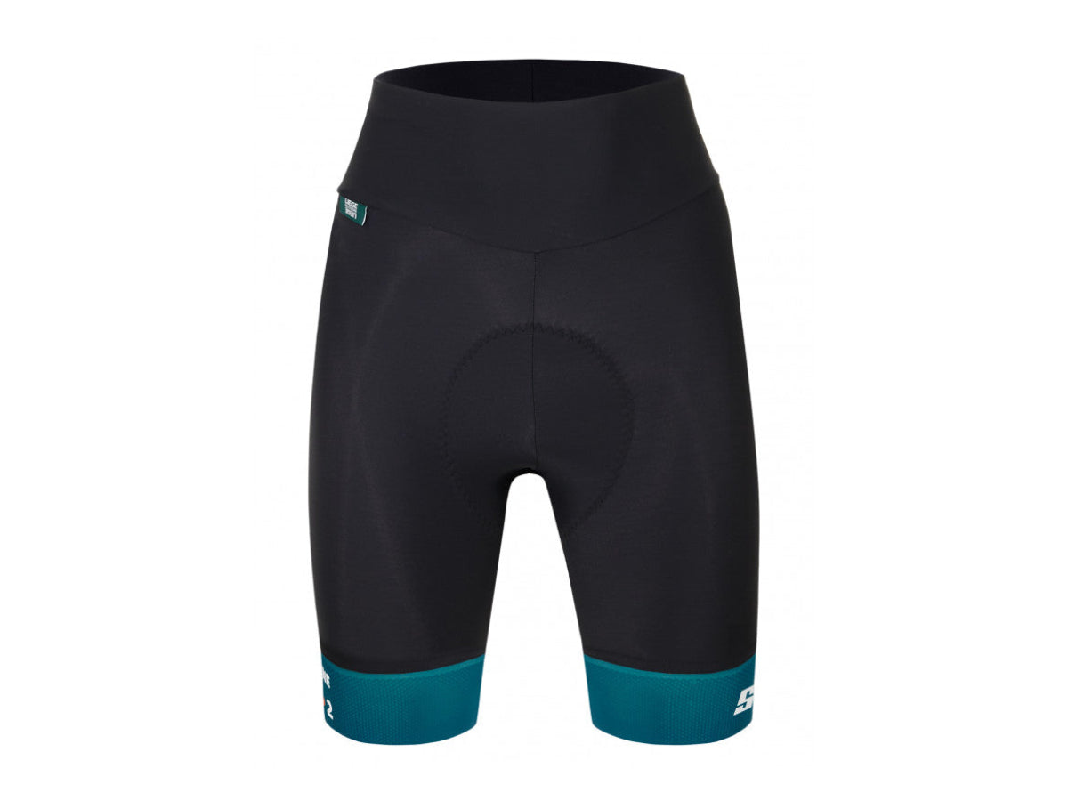 "Santini women's LiÃƒÂ¨geÃ¢â‚¬â€œBastogneÃ¢â‚¬â€œLiÃƒÂ¨ge 1892 shorts Ã¢â‚¬â€œ performance cycling shorts with ergonomic fit and race-inspired design"

