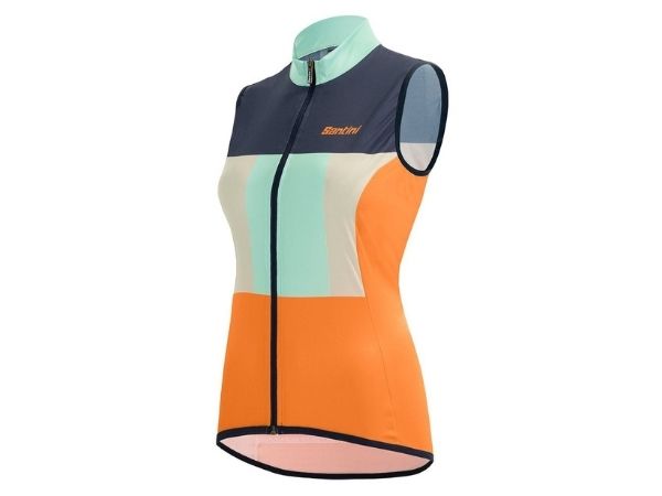 Santini Womens Terranova Gravel Vest - Aqua