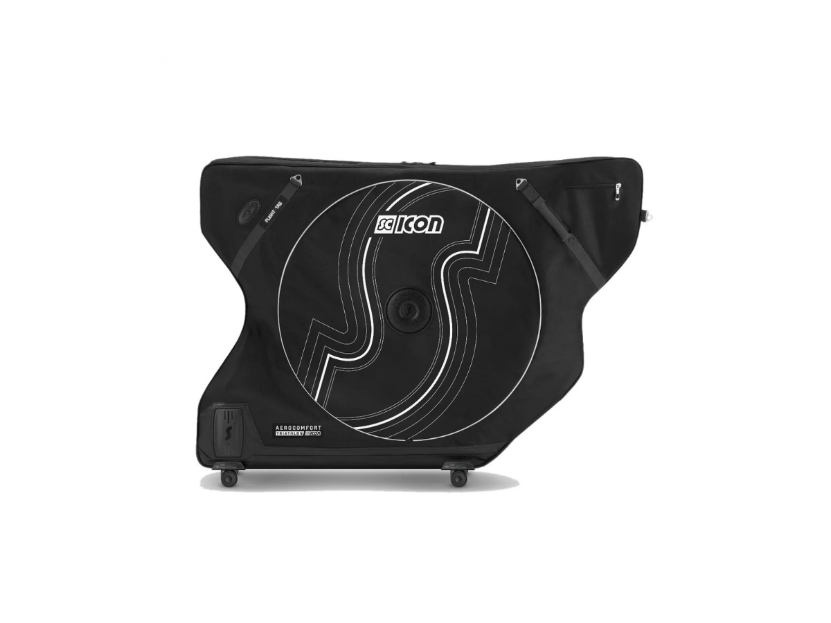 Scicon Bike Travel Bag For Triathlon Aerocomfort 3.0 Tsa - Black