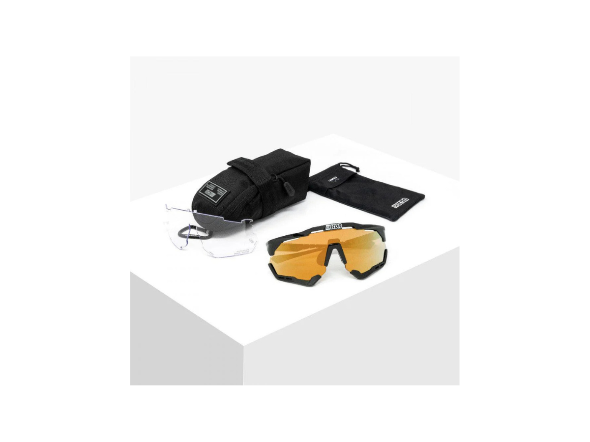 Scicon Eyewear Aeroshadexl Frame Black Gloss, Multimirror Bronze+Clear F Black