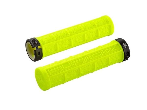 Supacaz MTB Grizips - Neon Yellow