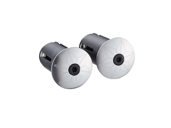 Supacaz Star Plugz Anodized Chrome