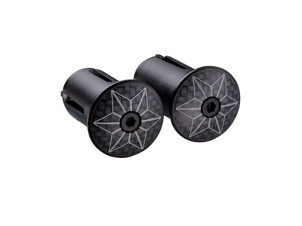 Supacaz Star Plugz Laser-Carbon