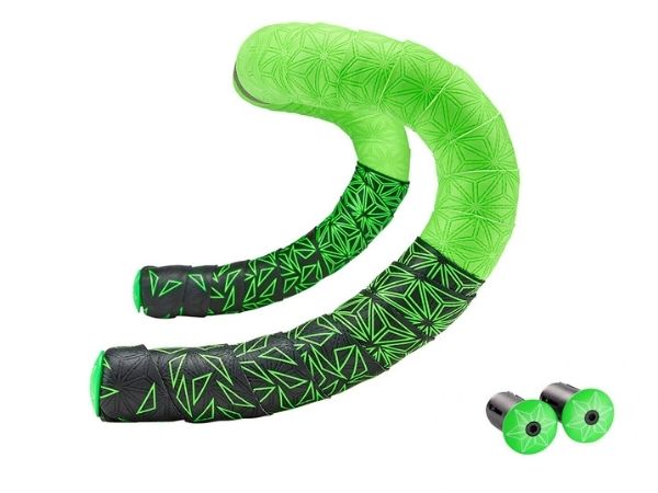 Supacaz Sticky Kush Silicone Gel Bartape - Neon Green