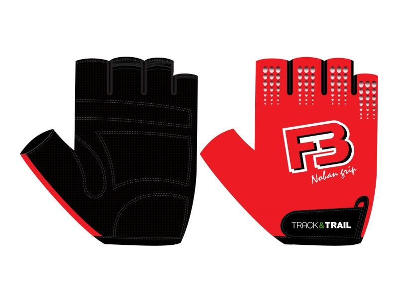 Track & Trail F3 Basic Gloves Red