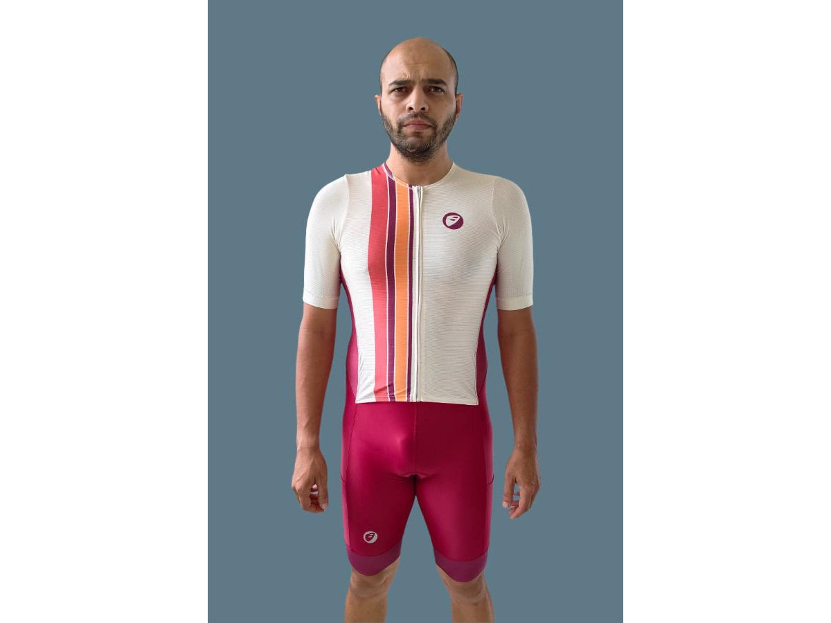 Apace Mens Triathlon Butterfly Trisuit - Ruby