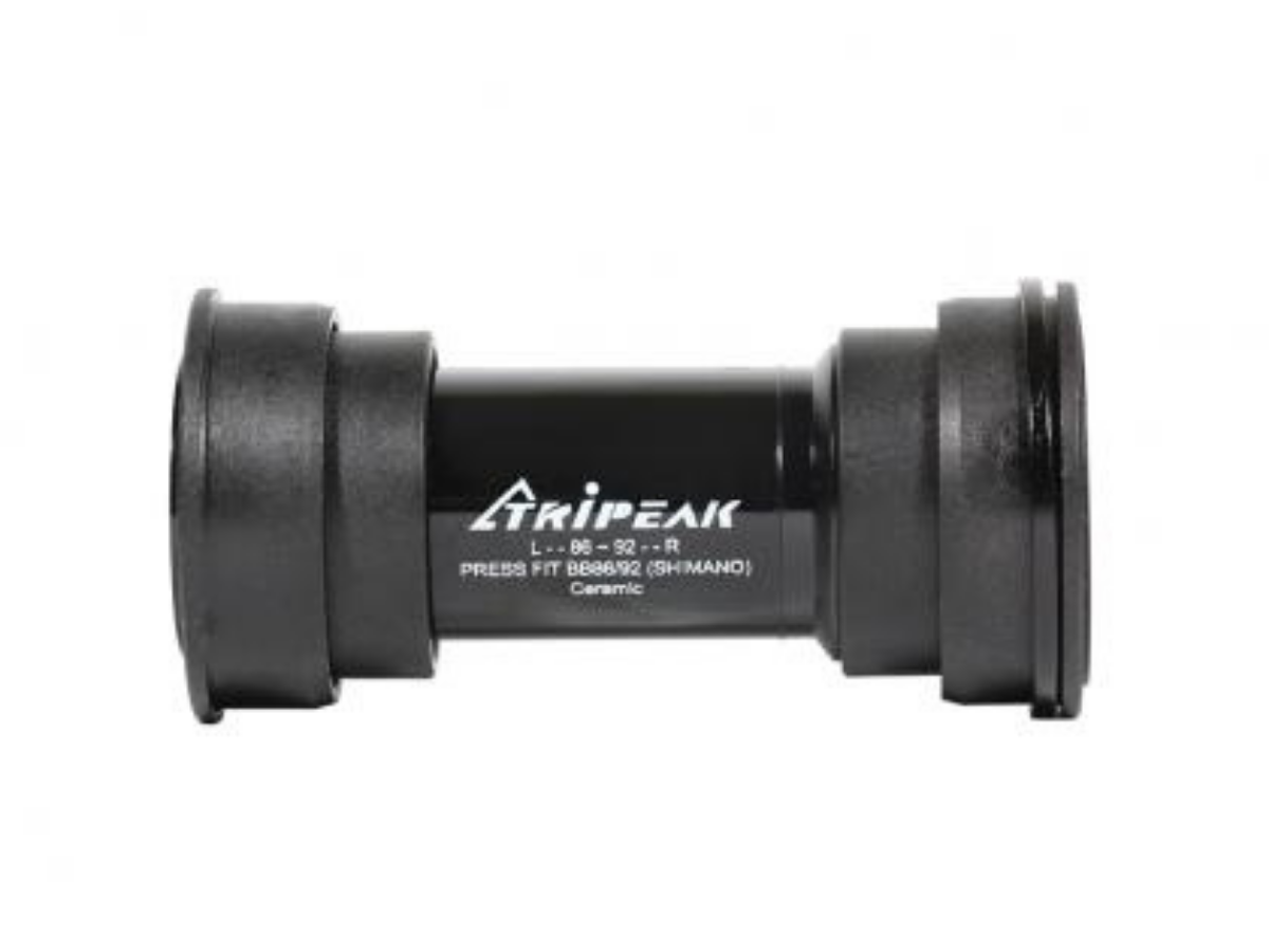 Tripeak BB86 Pressfit Bottom Bracket - Ceramic - Shimano - 86-92mm 0 Black