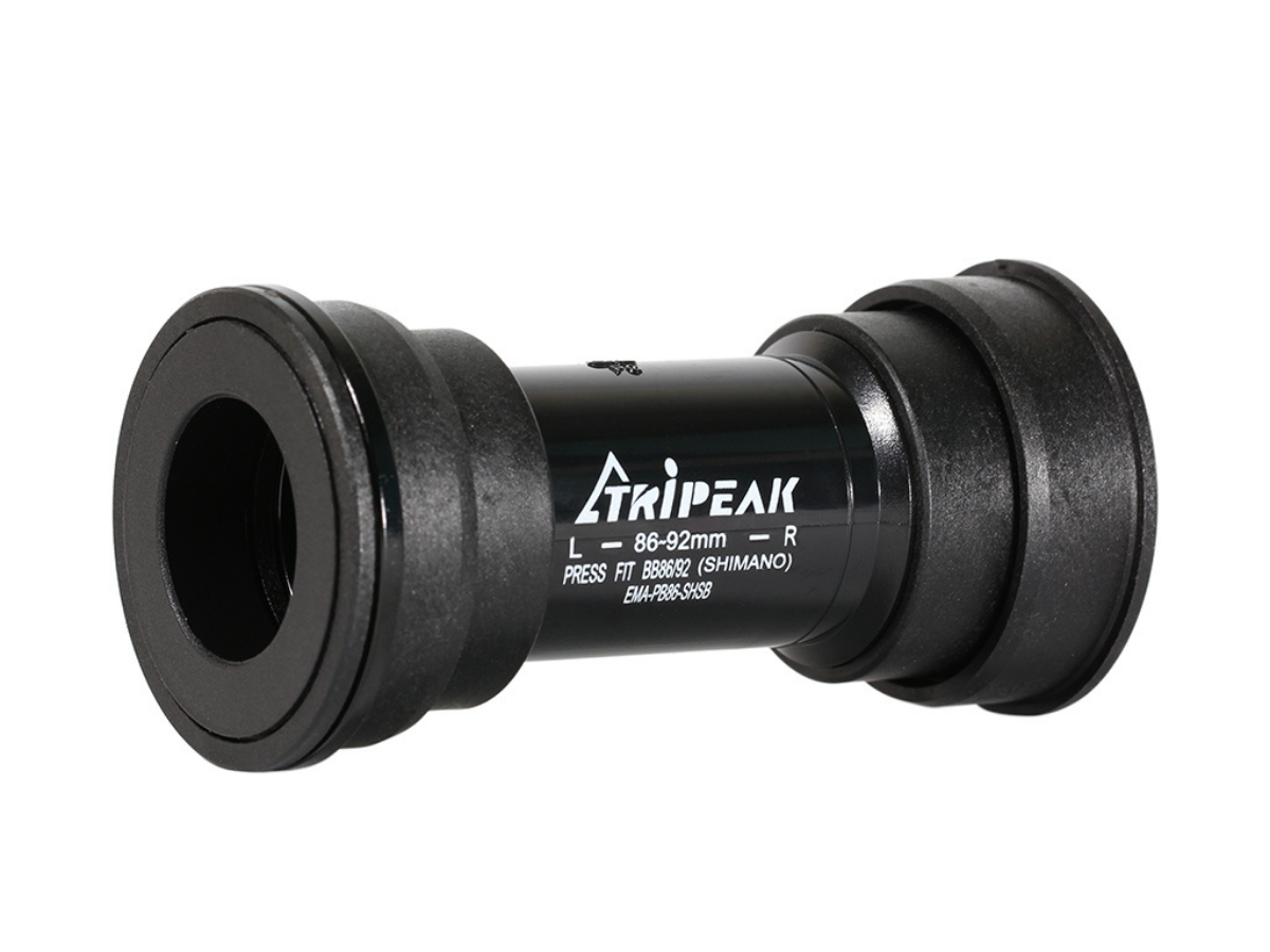 Tripeak BB86 Pressfit Bottom Bracket - Shimano - 86-92mm - Black