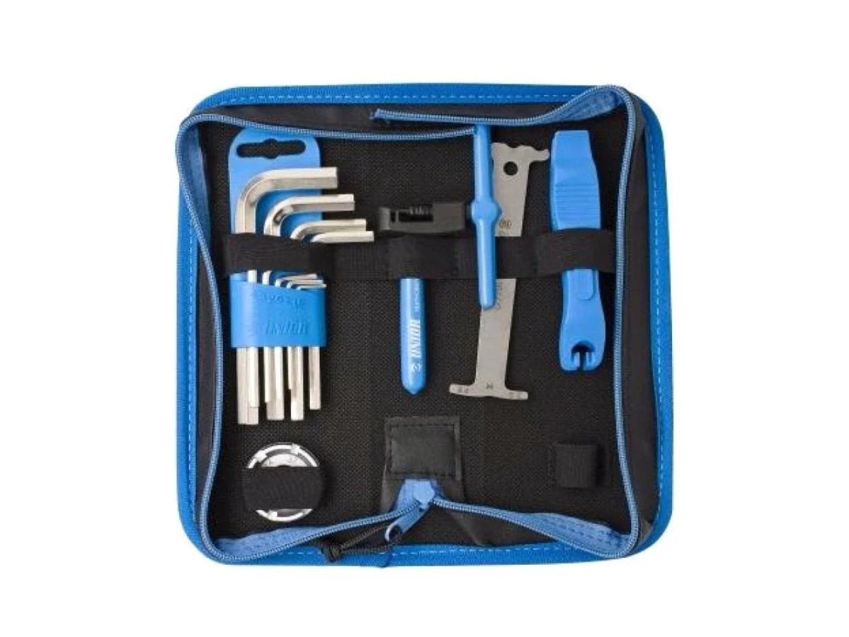 unior 1600A5 set of bike tools 13 pcs in bag