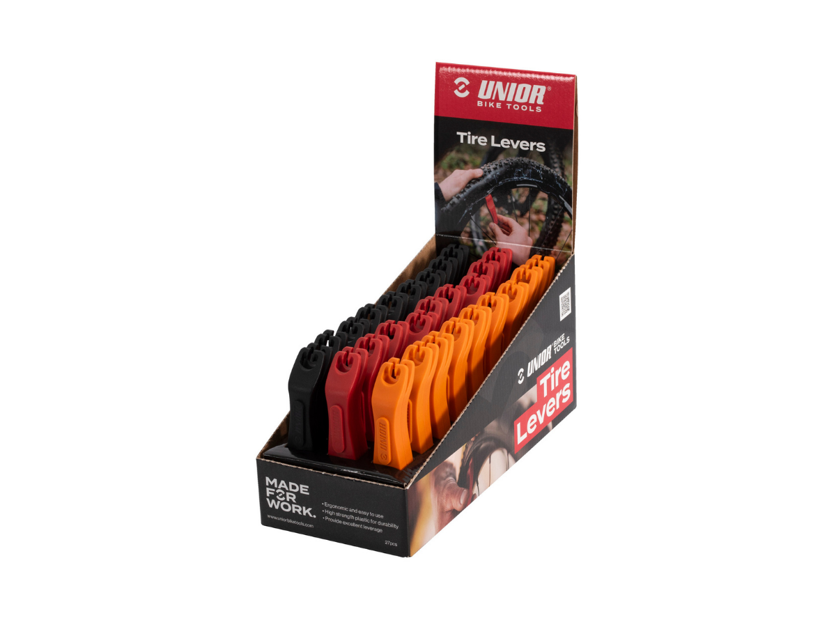 unior 1657ST-US Set of tire levers in a box, 27 pairs